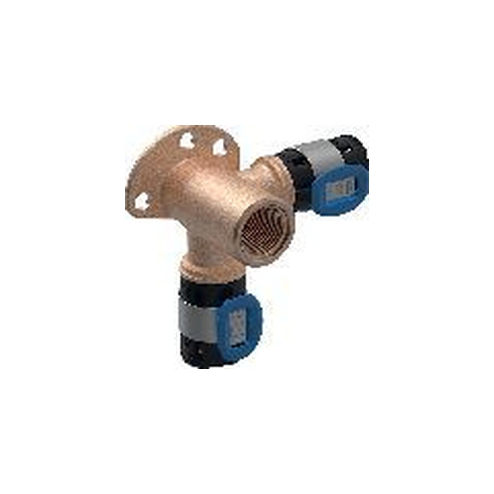 Geberit FlowFit Eckanschlusswinkel 90 Grad Rotguss bleifrei 20 mm 1/2 Zoll L 36 mm 620881001