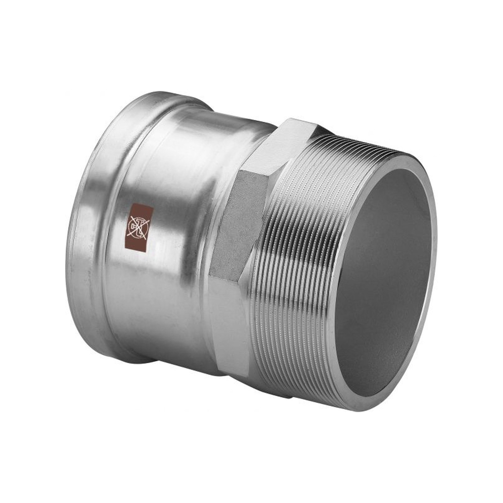 Viega Temponox XL 1711XL Uebergangsstueck 88,9mm R3 Stahl nichtrostend 811693