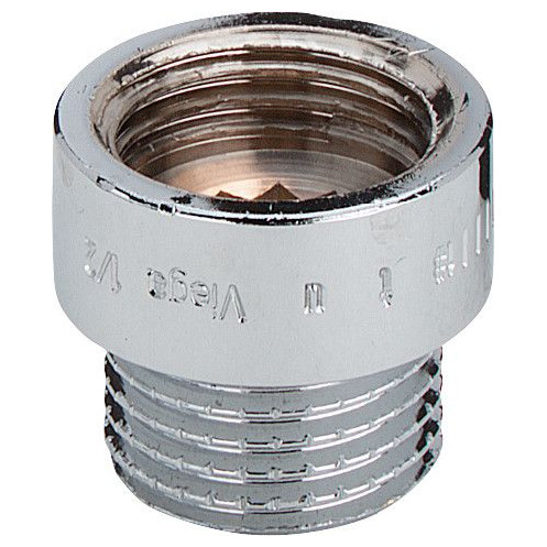 Viega Rotguss-Verlaengerung 3526 3-8x25 verchromt Innenvielkant Gewinde aufgeraut 447090