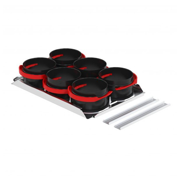 Zehnder Montageplatte ComfoWell CW320 6x DN90P Stahlblech RapidLock 990323613