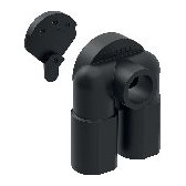 Geberit Schalldämmset Doppelanschlusswinkel 90Grad DN15 1/2 Zoll EPDM 2-teilig 601805001