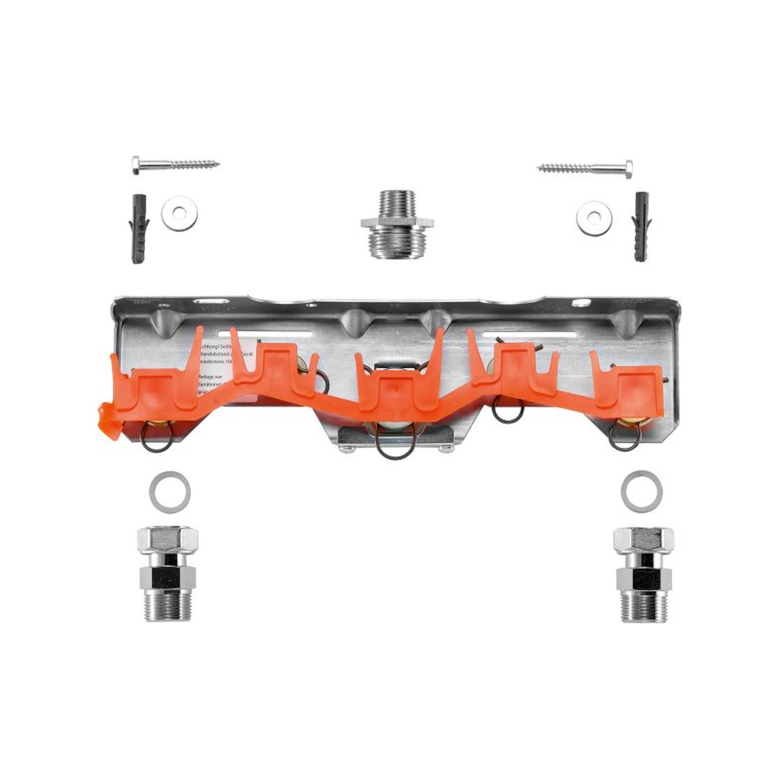 Bosch Montageanschlussplatte IW-MV-1 Erdgas Heizkreis R 3/4 Gasanschluss R 1/2 3/4 7738112657