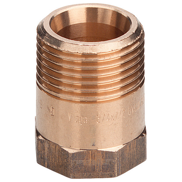 Viega Reduziernippel 3243 Rotguss G-1-1-4 Rp-1 Innenkonus 446680