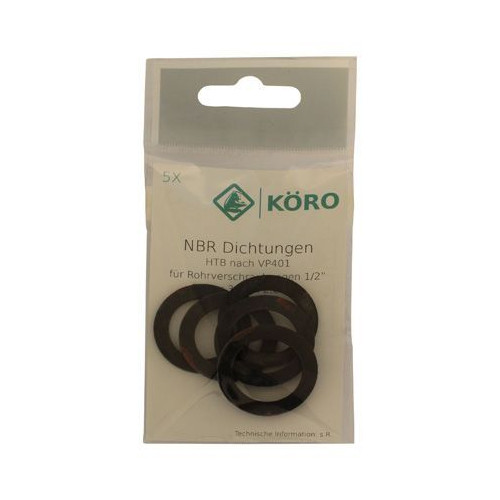 Köro Gummi-Ring Dichtung 5er Set 35x45x3 mm schwarz 152361999