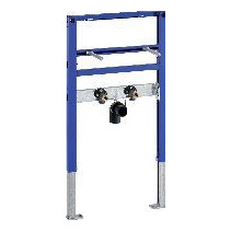 Geberit Vorwandelement Duofix Waschtisch 82-98cm Standarmatur Stahl höhenverstellbar 111485001