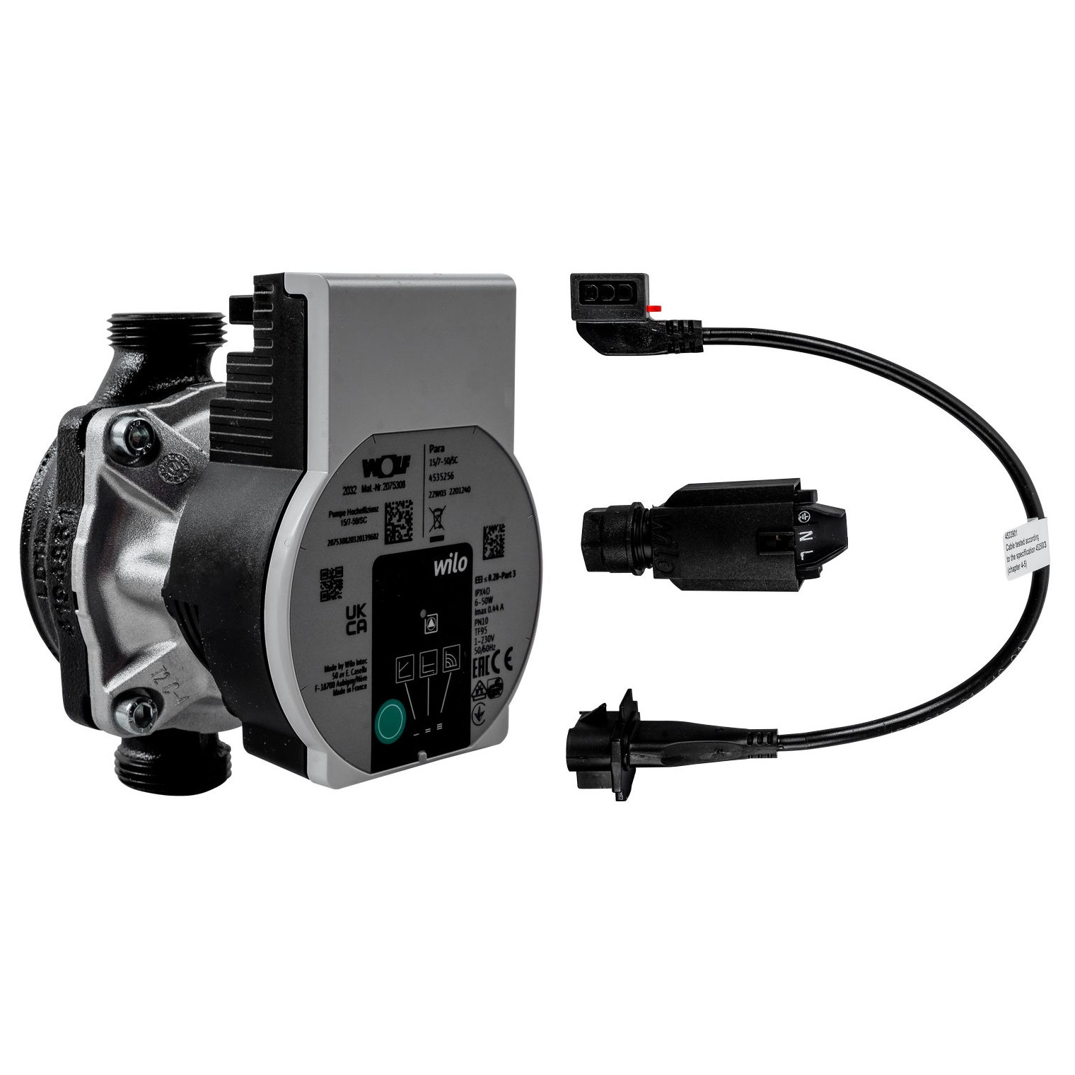 WOLF Heizkreispumpenset Para 15-130/7-50 SC-12 GU GG-2EK-18/24 8617278