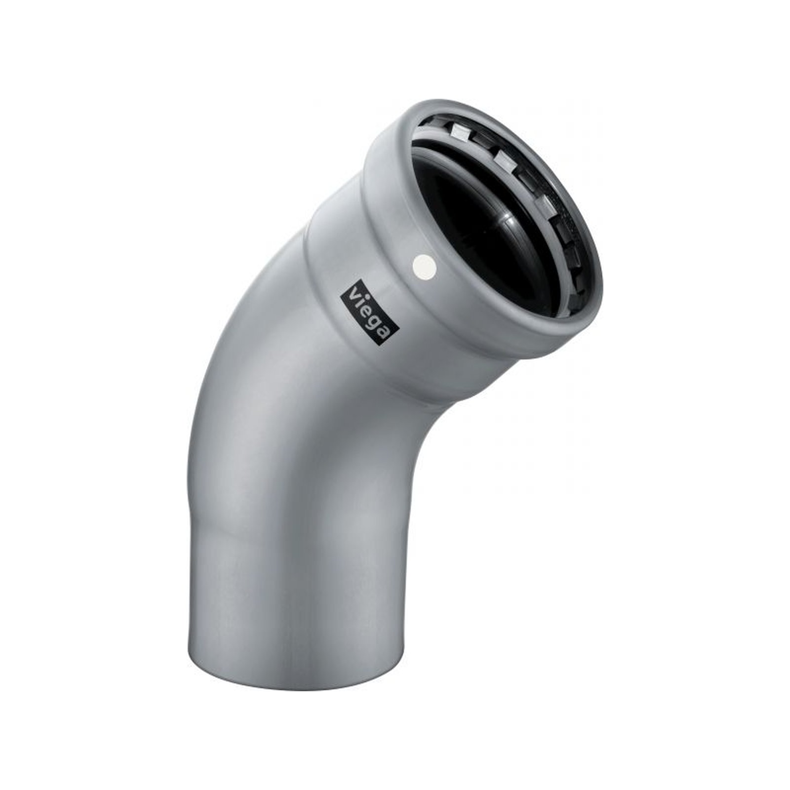 Viega Megapress S XL Bogen 45 Grad 4 Zoll Stahl Zn-Ni SC-Contur 751722