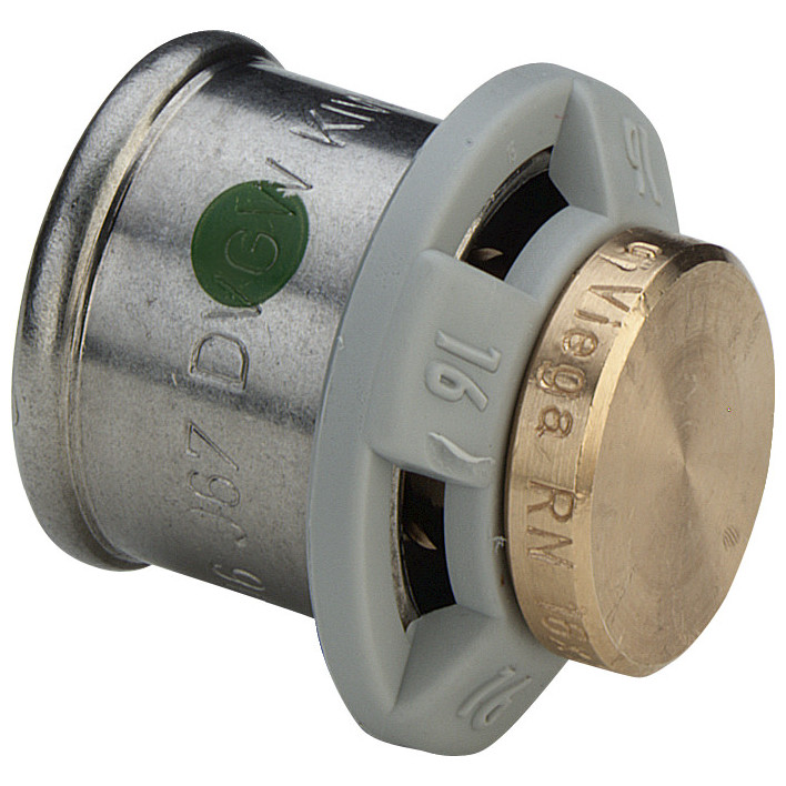 Viega Pressfitting Sanfix P 2156 Verschlussstopfen 25mm Rotguss SC-Contur 653613