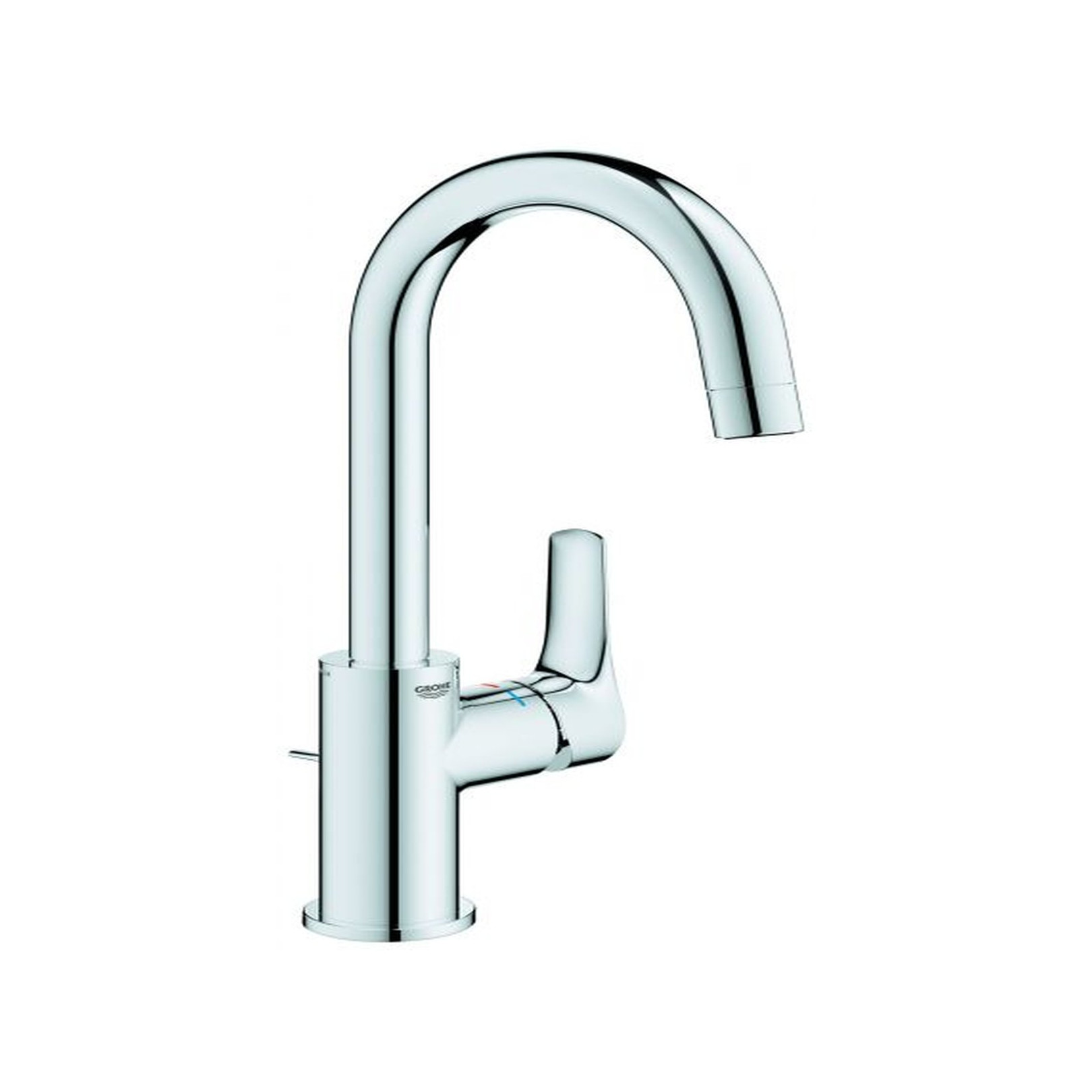 GROHE Waschtischmischer Eurosmart L-Size Einhebelmischer chrom Ablaufgarnitur Zugstange 360 Grad 23537003