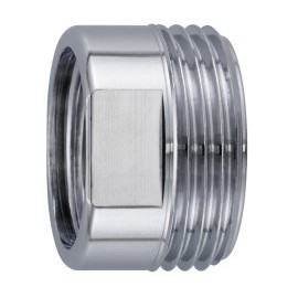Neoperl Reduktion Messing verchromt 1-2-Zoll x 3-4-Zoll hoch Sanitärarmaturen Ersatzteil 50050594