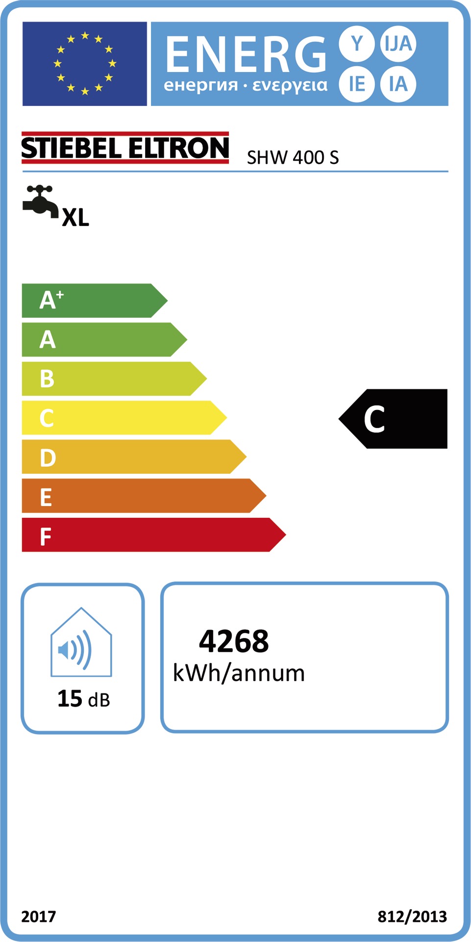 Stiebel Eltron Warmwasser-Standspeicher SHW 400 S 400 l Zwei-Einkreisbetrieb 182122