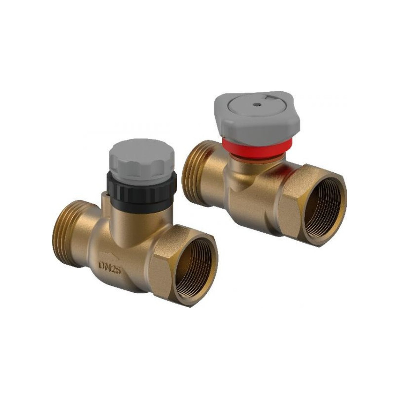 Uponor Vario Regulierventil G1-RP1 Messing Handrad Polyamid 1137413