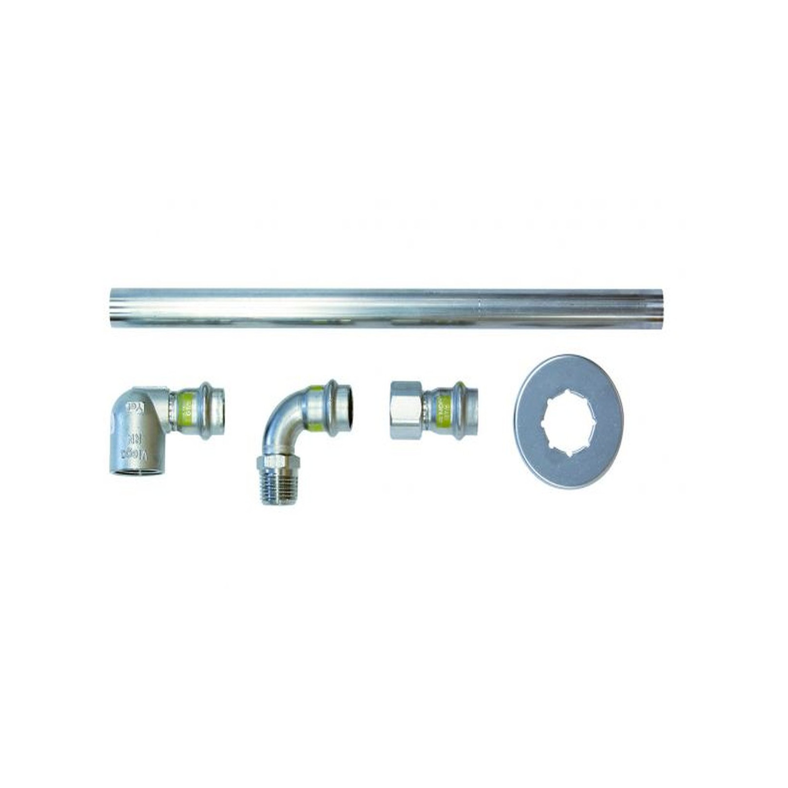 Vaillant Gas-Installations-Set VC VCW VCI AP UP Rohr 18 mm Bögen Rosette 0020235551