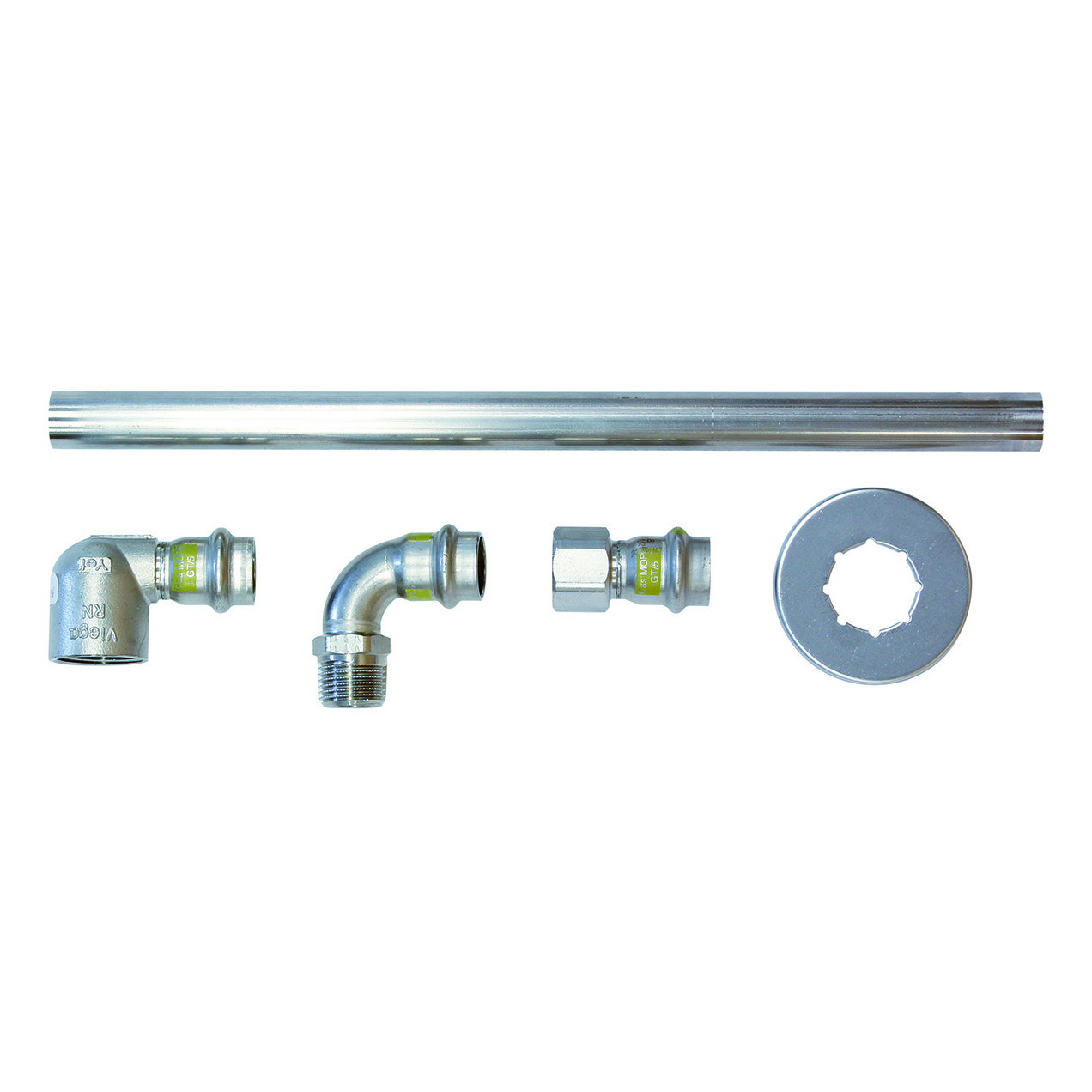 Vaillant Gas-Installations-Set VC VCW VCI AP UP Rohr 18 mm Bögen Rosette 0020235551