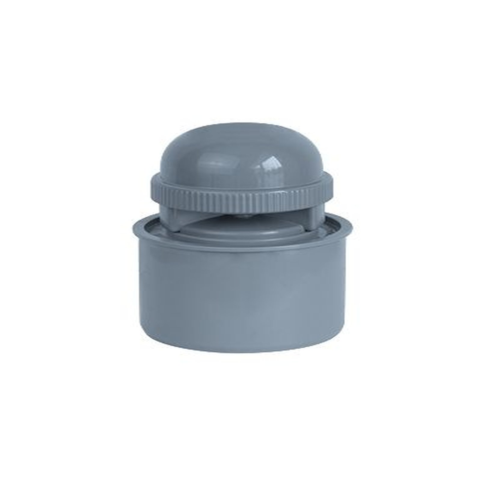 AIRFIT Rohrbelüfter DN 75 PP grau Abflussrohr Gummimanschette senkrechte Montage 57075RB