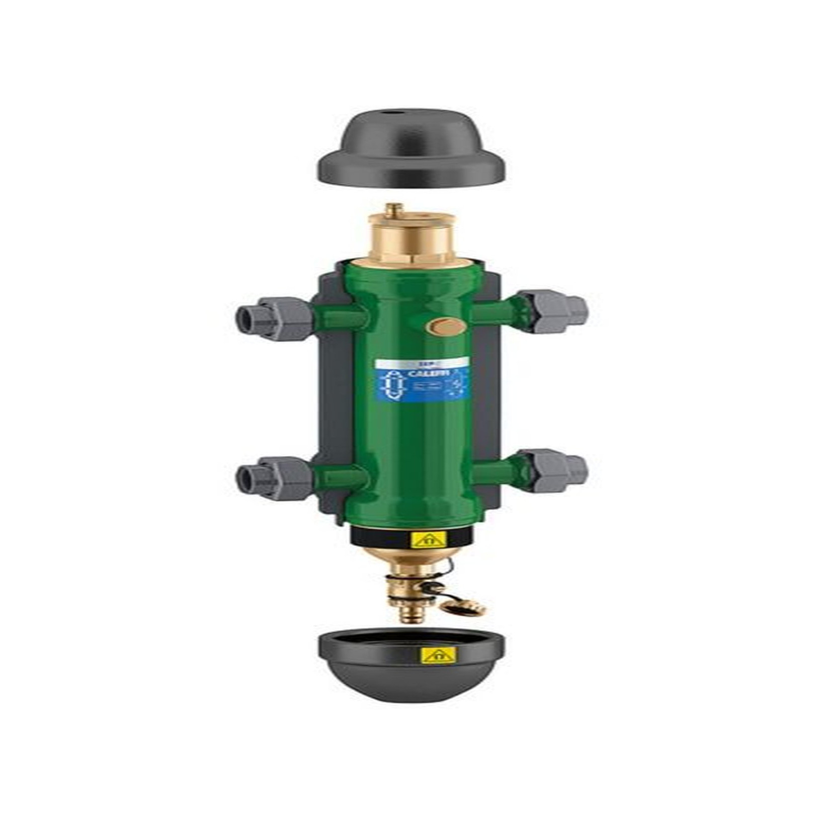 Caleffi Hydraulische Weiche 549509 2-Zoll Stahl Isolierung Entlüfter Schlammabscheider