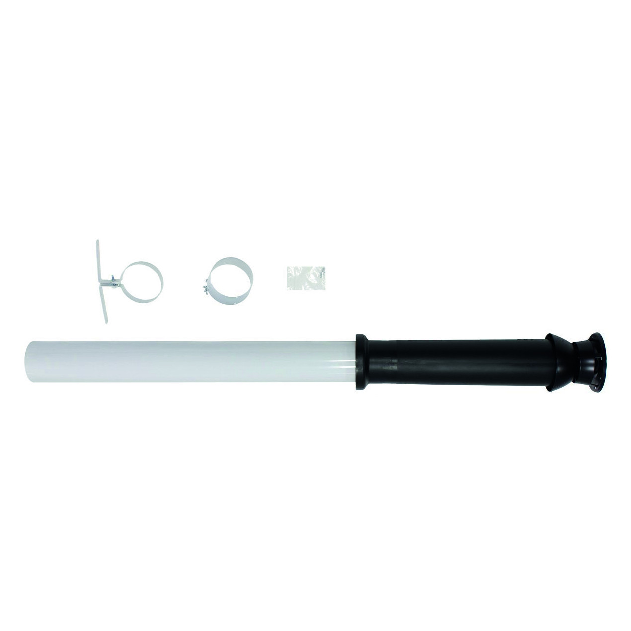 Vaillant Dachdurchführung senkrecht turboTEC 60/100 mm Aluminium schwarz konzentrisch 303830