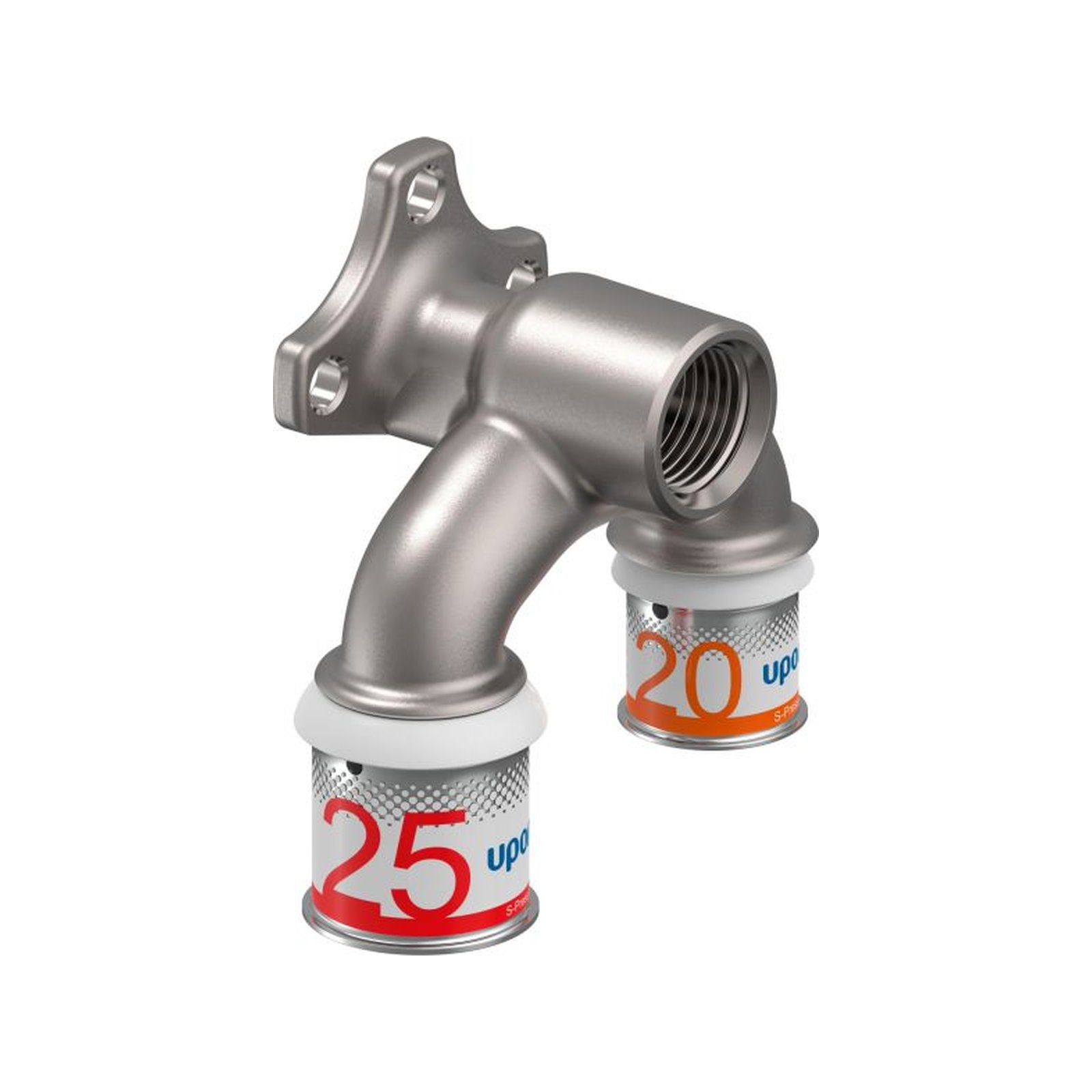 Uponor S-Press PLUS U-Wandscheibe U-Stück 25mm DN15 20mm IG Pressmuffe DVGW 1070634