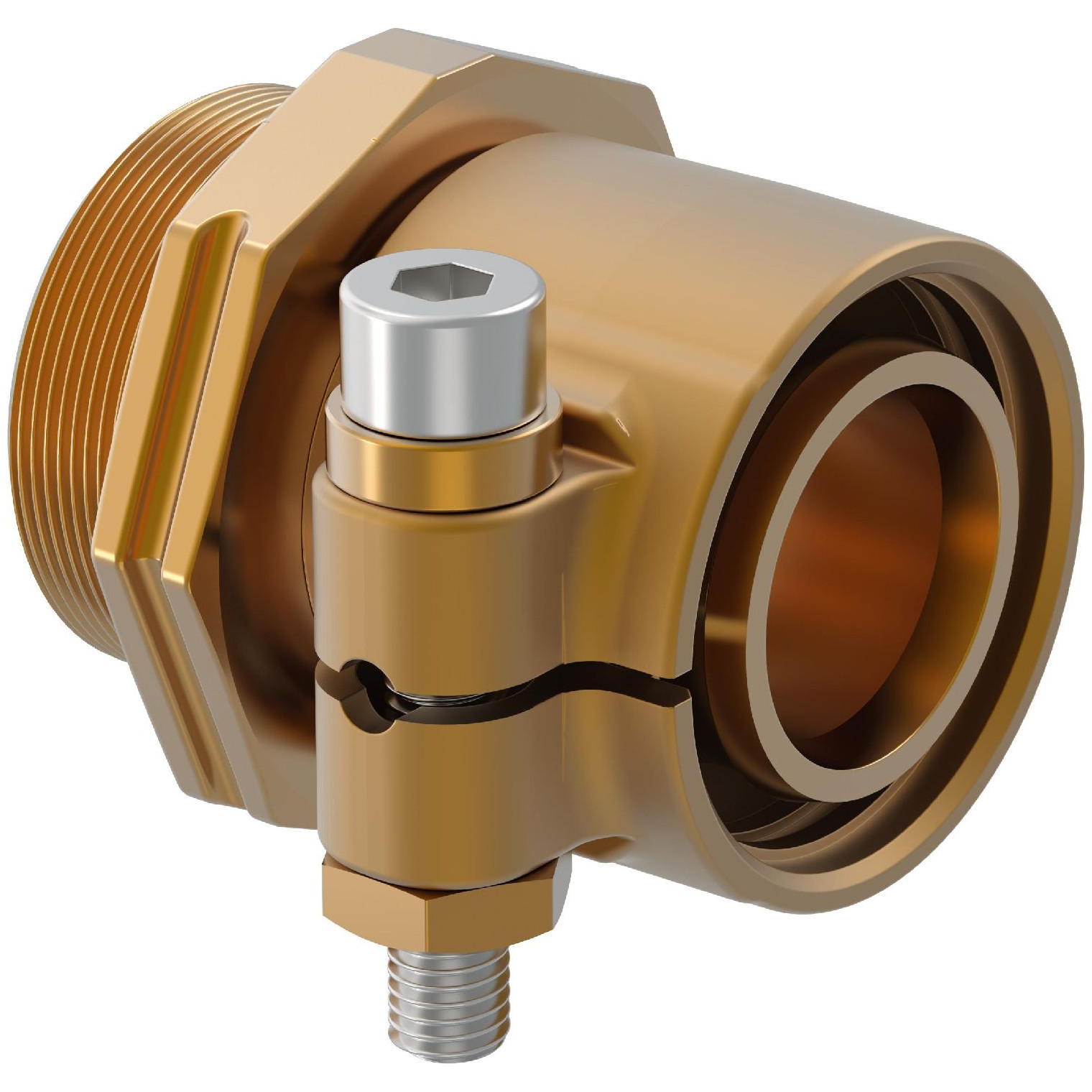 Uponor Wipex Übergangsnippel PN6 40x3,7 G1-1-4 Messing O-Ring Edelstahl 1018330