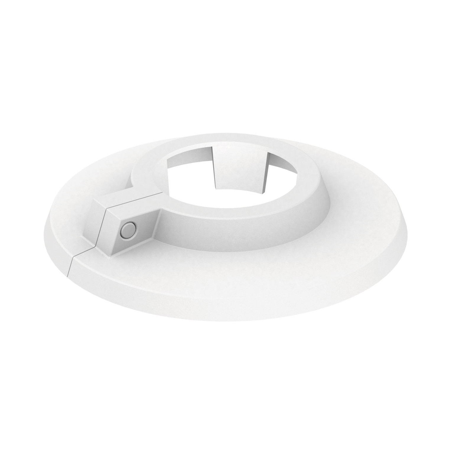 Flamco Simplex Rosette RKW 1 1-2 48mm Kunststoff weiß 12105