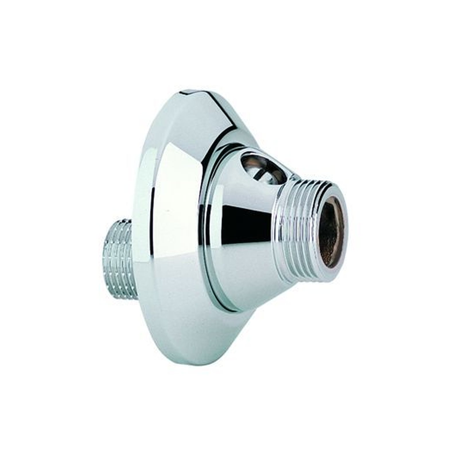 GROHE S-Anschluss 12400 absperrbar 1/2x3/4 Zoll verstellbar 10 mm Schubrosette chrom 12400000