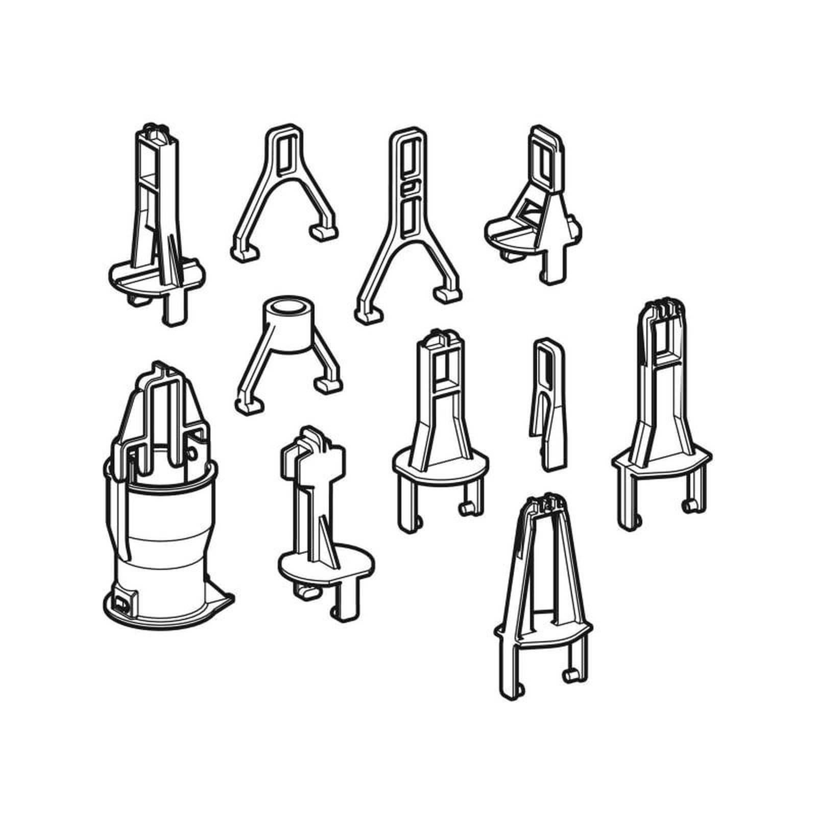 Geberit Bügelset Spülventil Heberglocken Serviceöffnung 29.5x15.5 cm 241167001