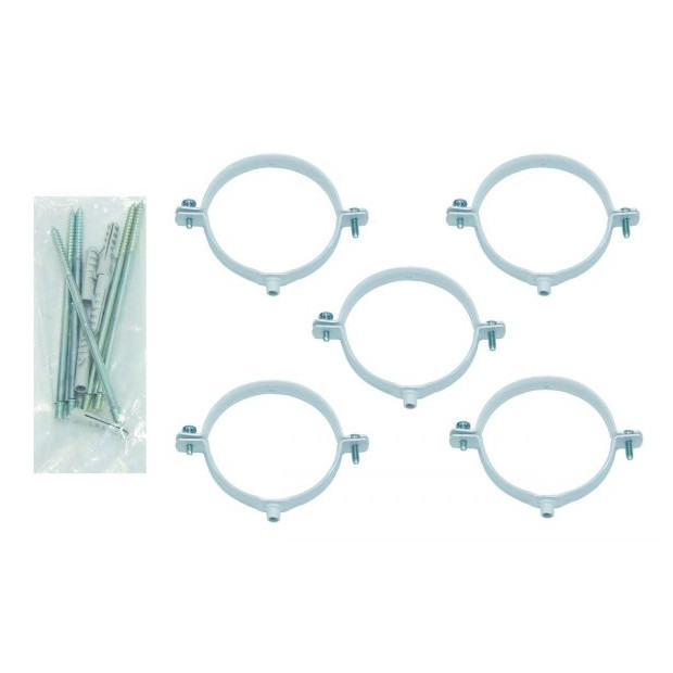 Vaillant Rohrschellen BefestigungsSchelle 5 Stück 200 mm 100 mm Kunststoff 303921