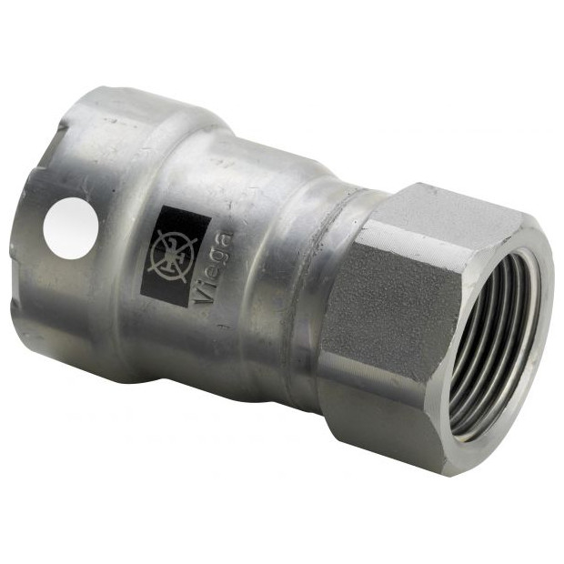 VIEGA Pressfitting Uebergangsstueck Megapress S 4312 3-4Zoll Rp3-4 Stahl Zn-Ni FKM SC-Contur 769765