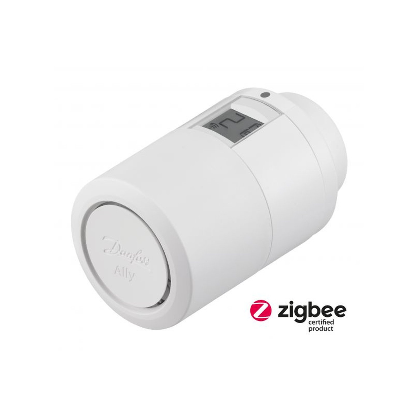 Danfoss Ally 014G2420 elektronischer Heizkoerperthermostat ZigBee PID-Regler LCD 5-35C