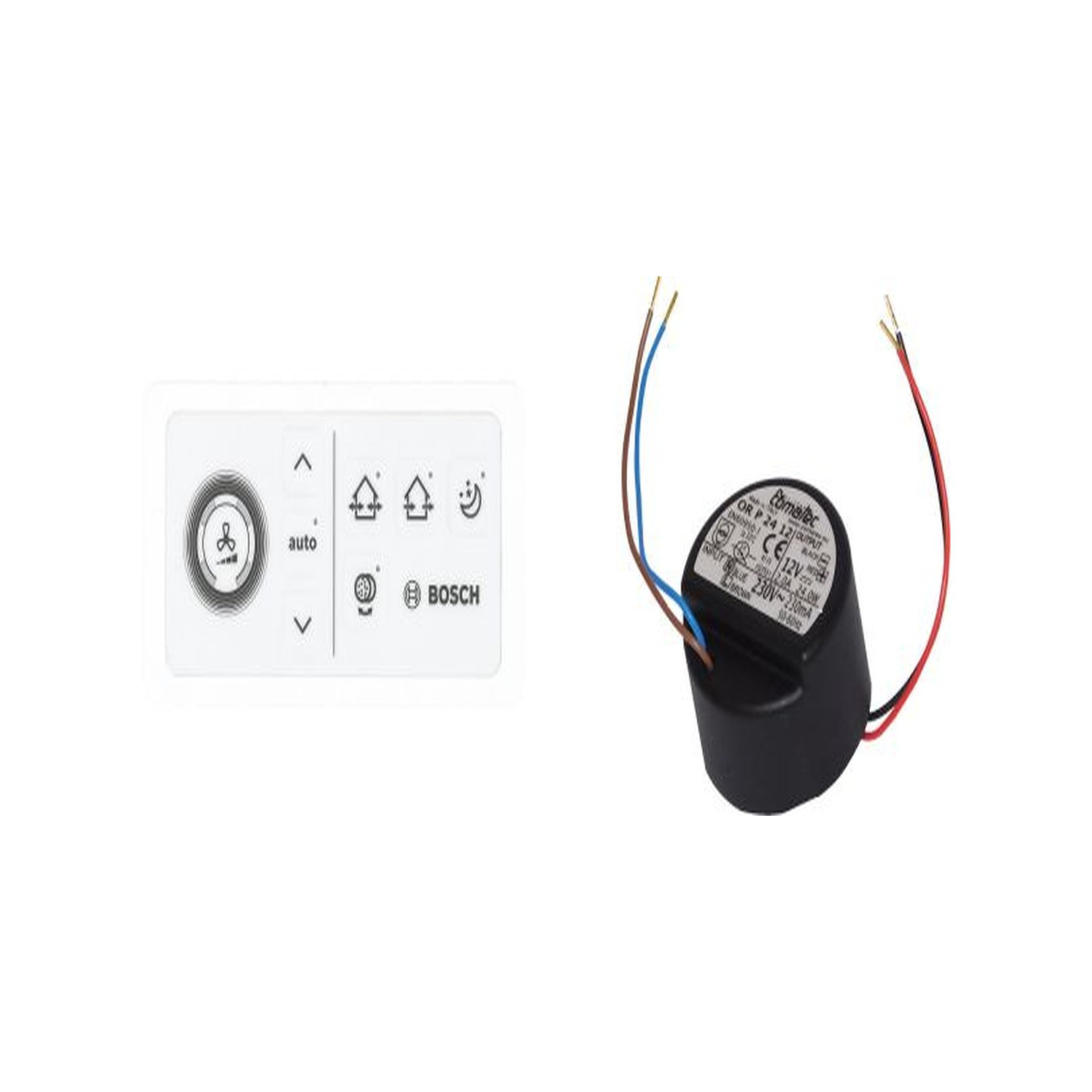 Bosch Komfortbedieneinheit Lüftungsregler CV 40 H/U Unterputz V2000D 43 4 Stufen Feuchteregelung 7735600365