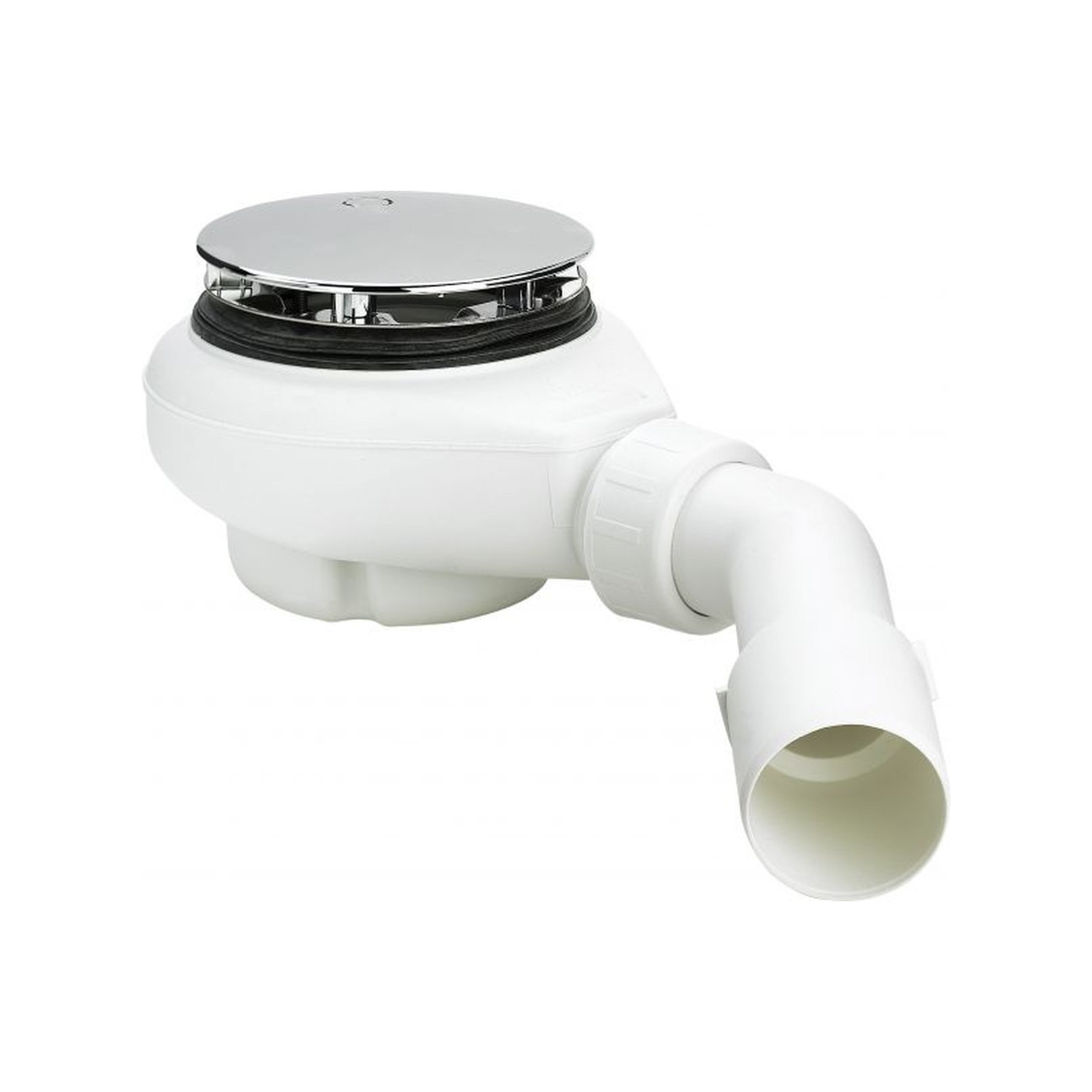 VIEGA Duschwannenablauf Tempoplex 6961 45Grad DN40 DN50 verchromt Ablaufloch 90mm Hersteller-Artikelnummer 575601