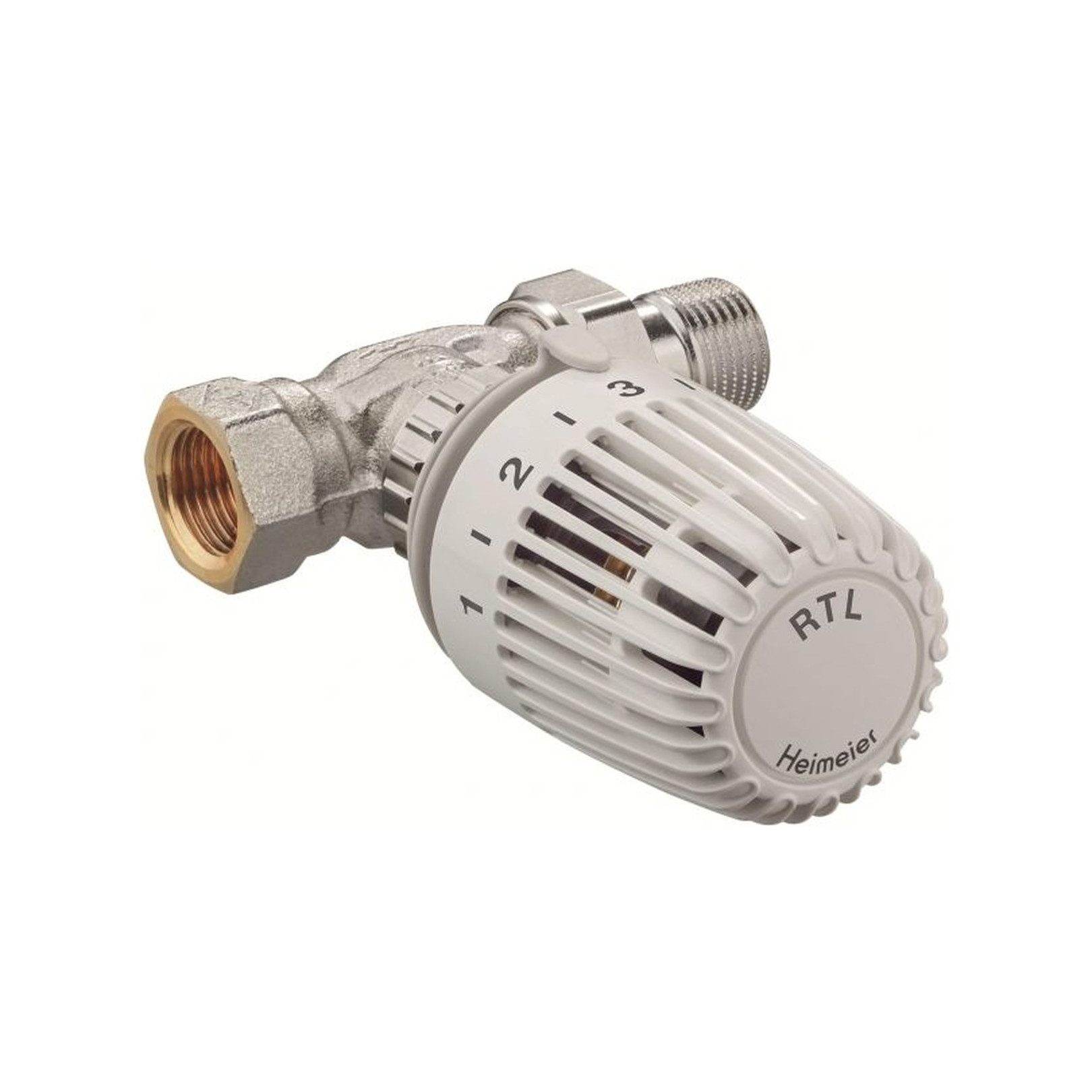 Heimeier Rücklauftemperaturbegrenzer RTL Durchgangsform Außengewinde 1/2 Zoll Thermostat 9174-02.800