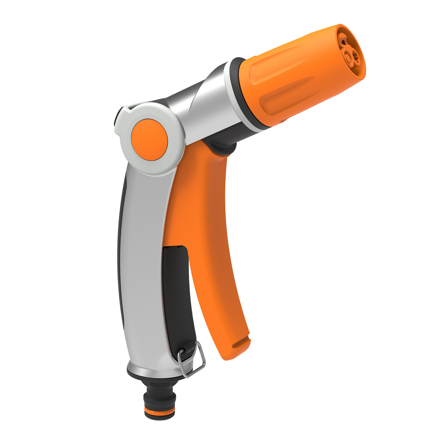 iWater Impulsspritze 3Jet Metal 72022 Gartenspritze Metall 3 Strahlformen Soft-Touch HAN 72022