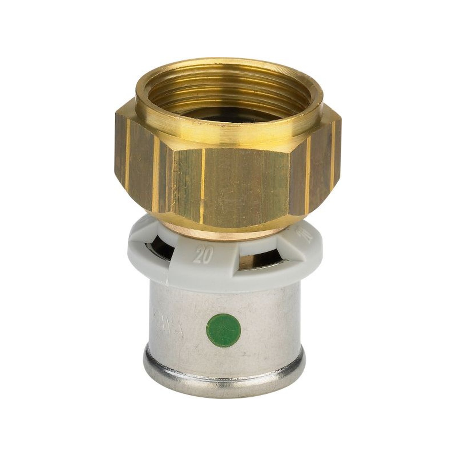 Viega Pressfitting Sanfix P 2163 Verschraubung 32mm x 1 1/4 Zoll Rotguss SC-Contur EPDM 566647