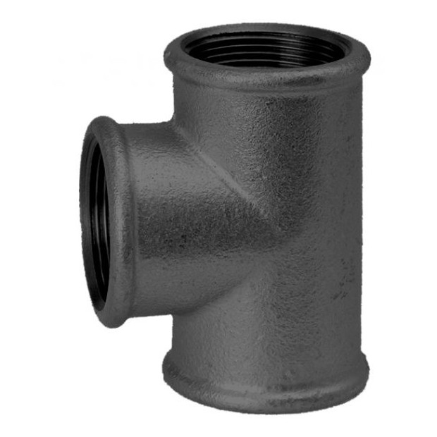 SCHMIDT HERMANN Temperguss-T-Stueck Nr.130 3 Zoll 90 Grad schwarz Form-Verbindungsstueck 14130080