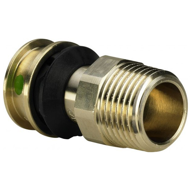 Viega Pressfitting ÜbergangsStück Raxofix 5311 63x2 SC-Contur Aussengewinde Siliziumbronze 646370