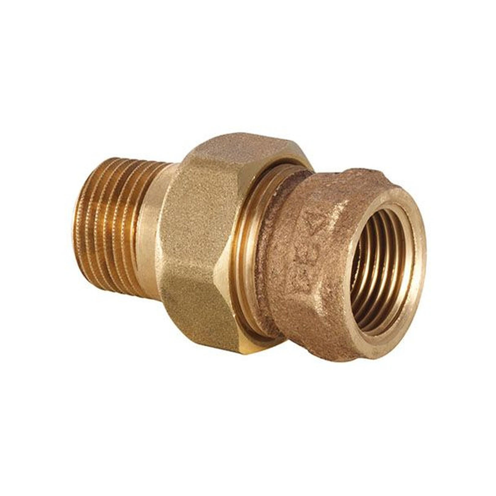 IBP Serie3000 Verschraubung 3331 1-Zoll IG AG Rotguss flachdichtend 3331 008000000