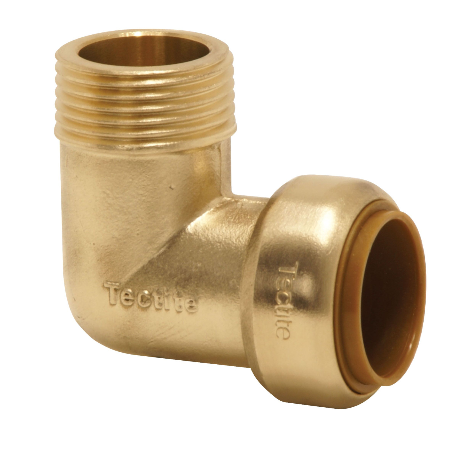 VSH Seppelfrickeke Steckfitting Übergangswinkel 90 Grad Tectite Classic T092G 15 mm x R 1/2 DVGW Außengewinde 10 Stück 4750438