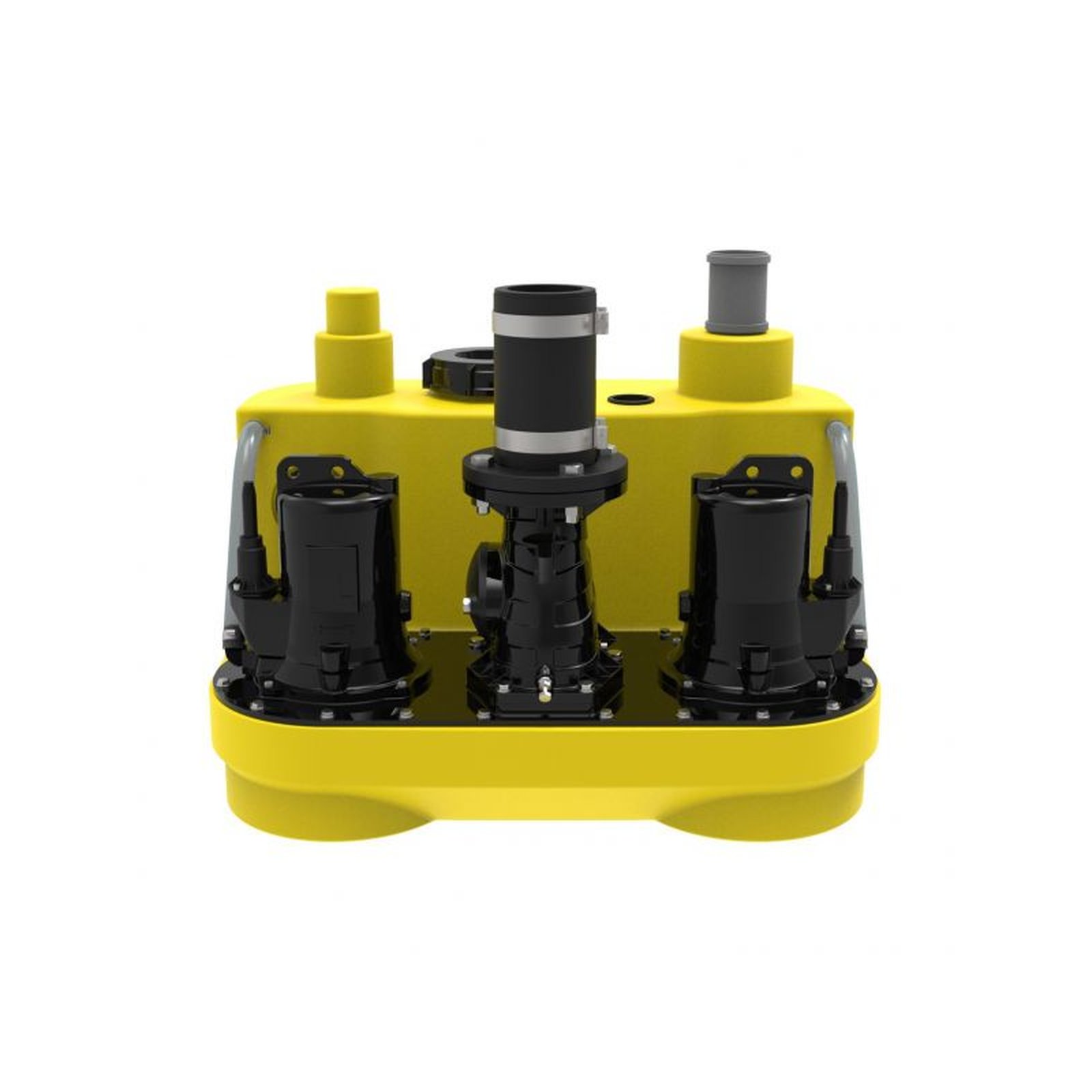 Jung Fäkalienhebeanlage Compli 1010/4 BW Doppelanlage 400 V 115 l Rückschlagklappe JP50100