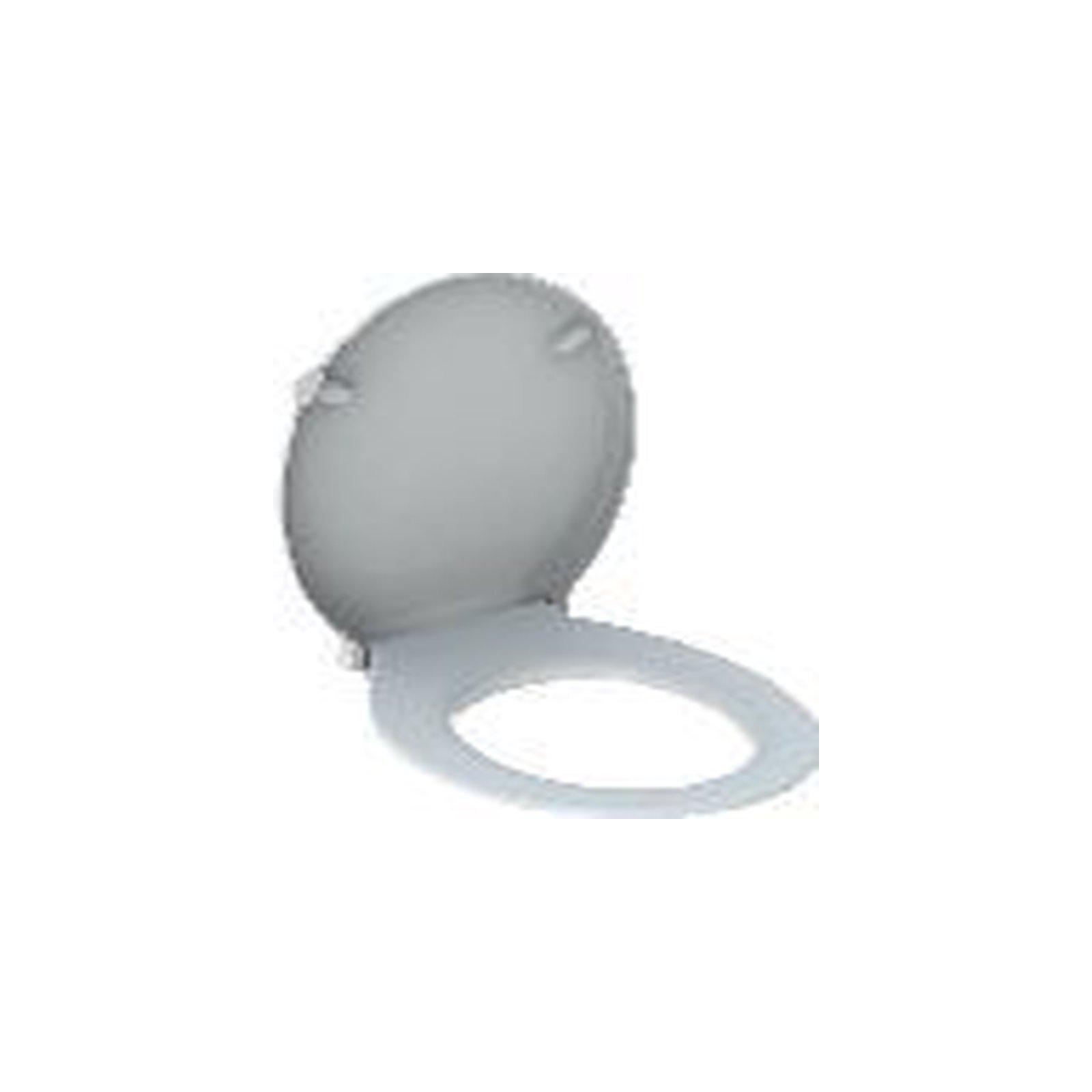 Geberit WC-Sitz Renova Comfort barrierefrei antibakteriell Duroplast Edelstahl Befestigung unten 572850000