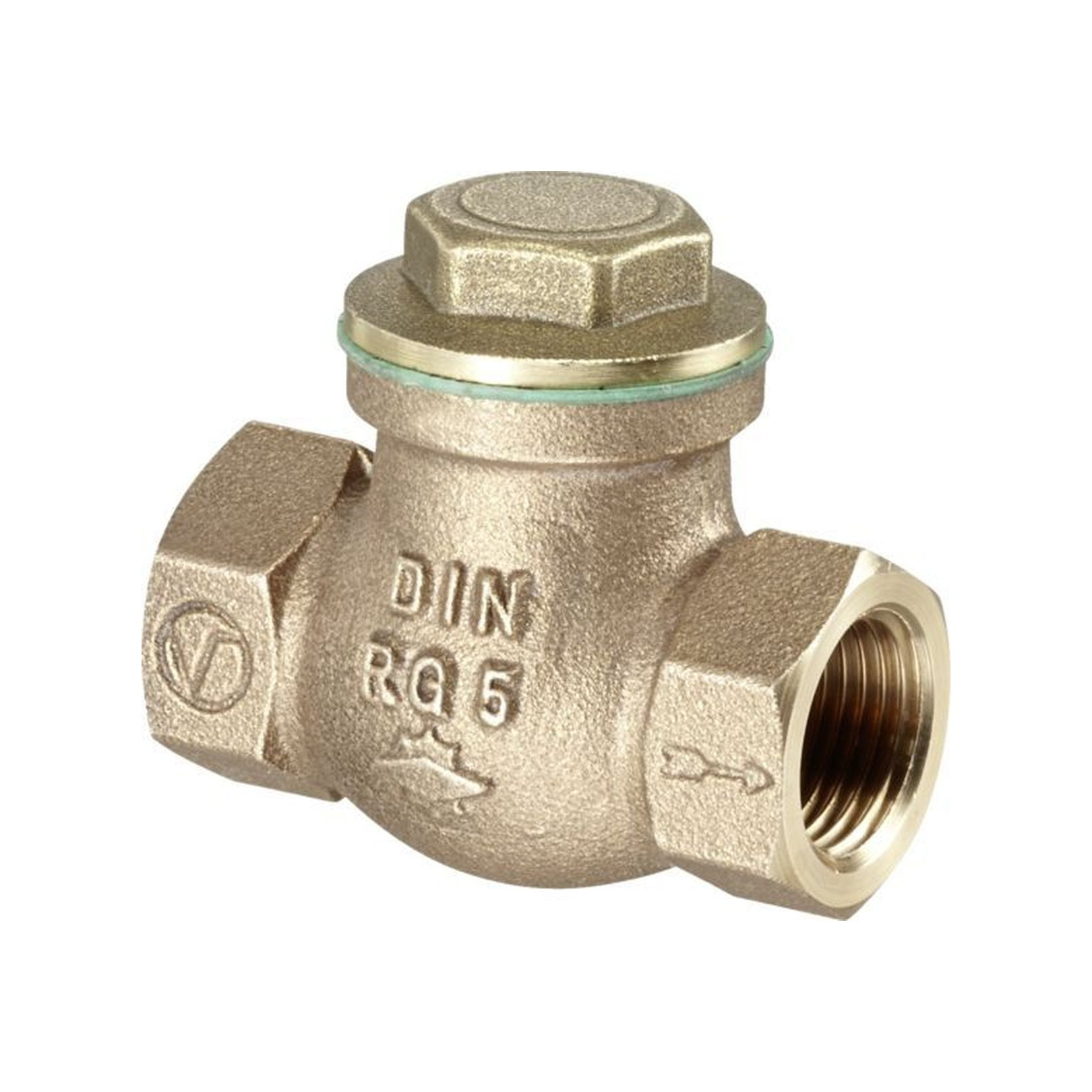 Oventrop Rückschlagklappe DN15 G 1-2 IG PN16 Rotguss 1075004