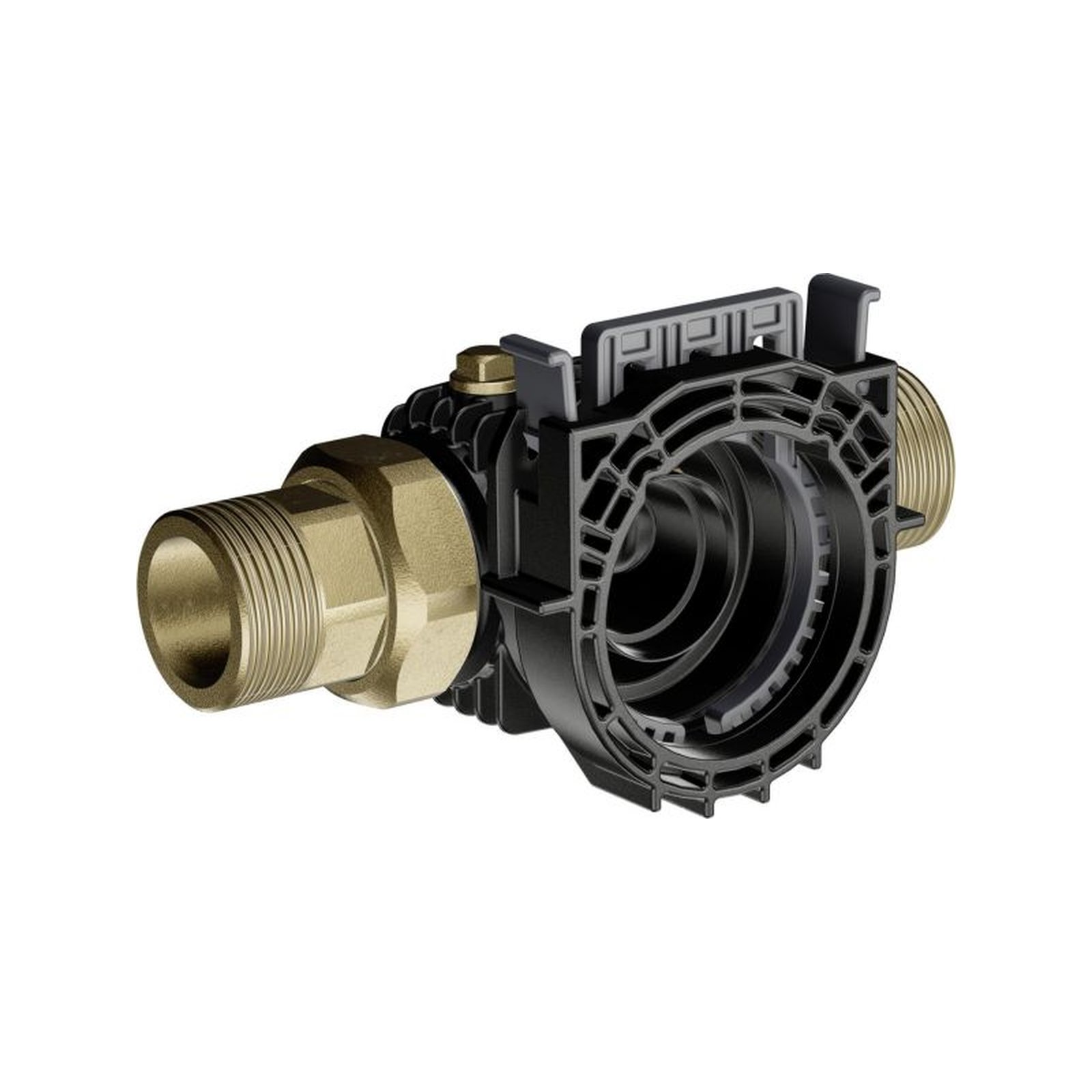 Grünbeck cliQlock Basismodul DN32 1 1/4 Zoll 100mm Hochleistungskunststoff werkzeuglos 101000090000