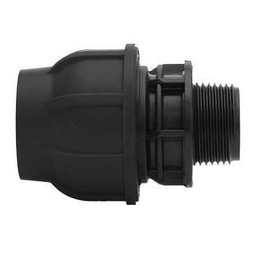 Gebo Kunststoff-Klemmverbinder PA 32 1-1-4 Zoll Aussengewinde Schneidringverschraubung 13003204