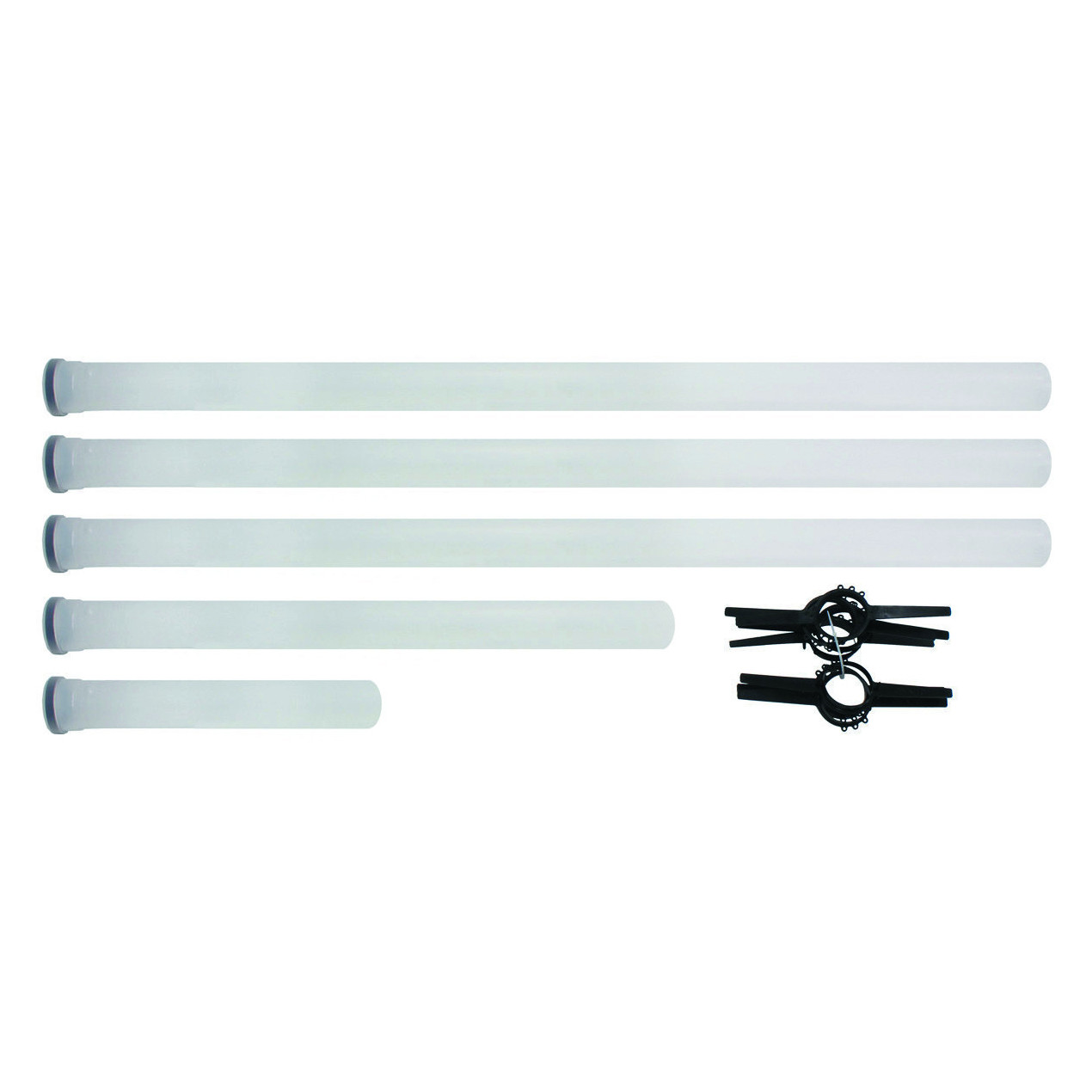 Vaillant Abgasleitung-Pack starr 7,5 m DN 80 PP Brennwerttechnik Abstandshalter 0020063135
