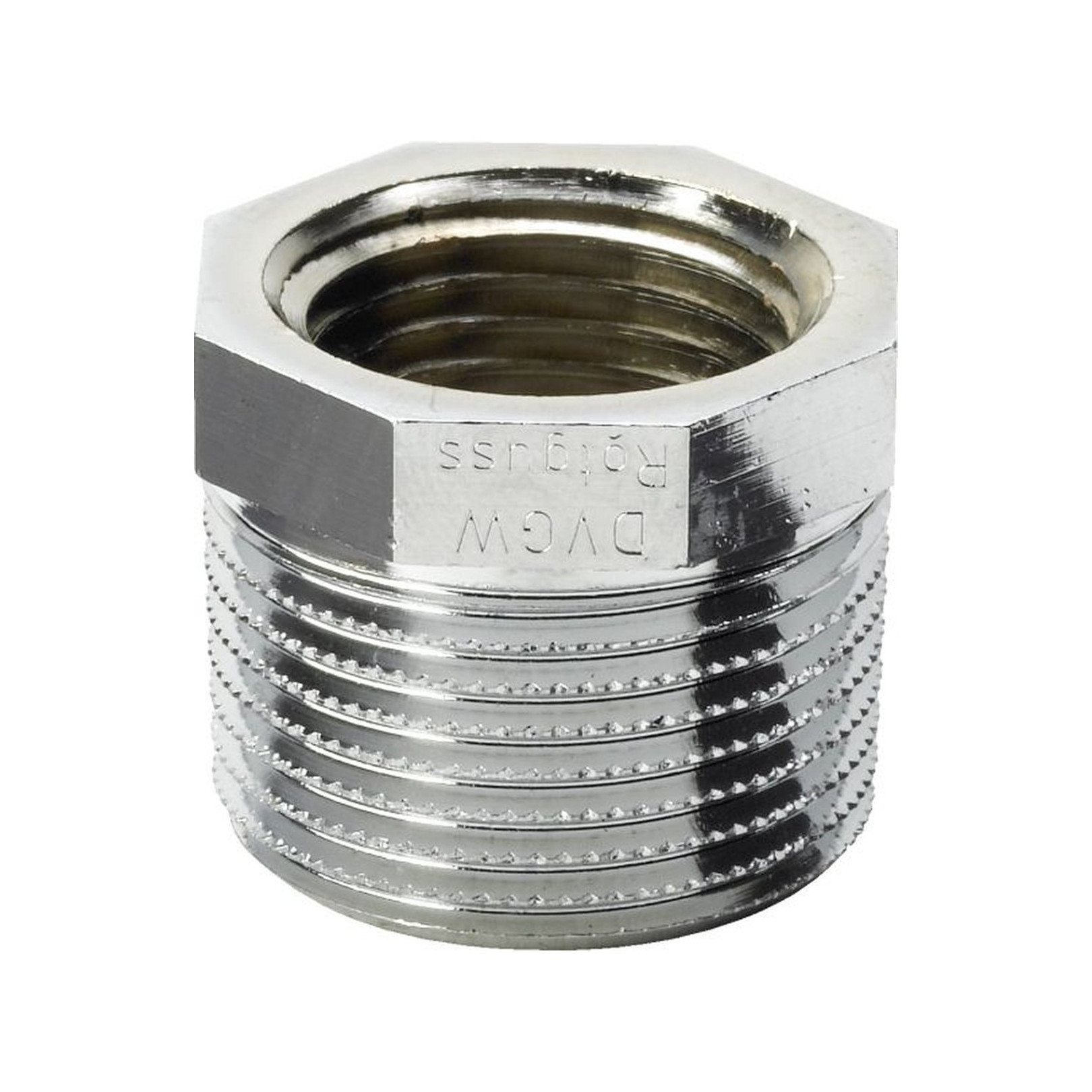 Viega Reduzierstück 3241 3-4x1-2 Zoll DVGW verchromt Mehrkant 448028