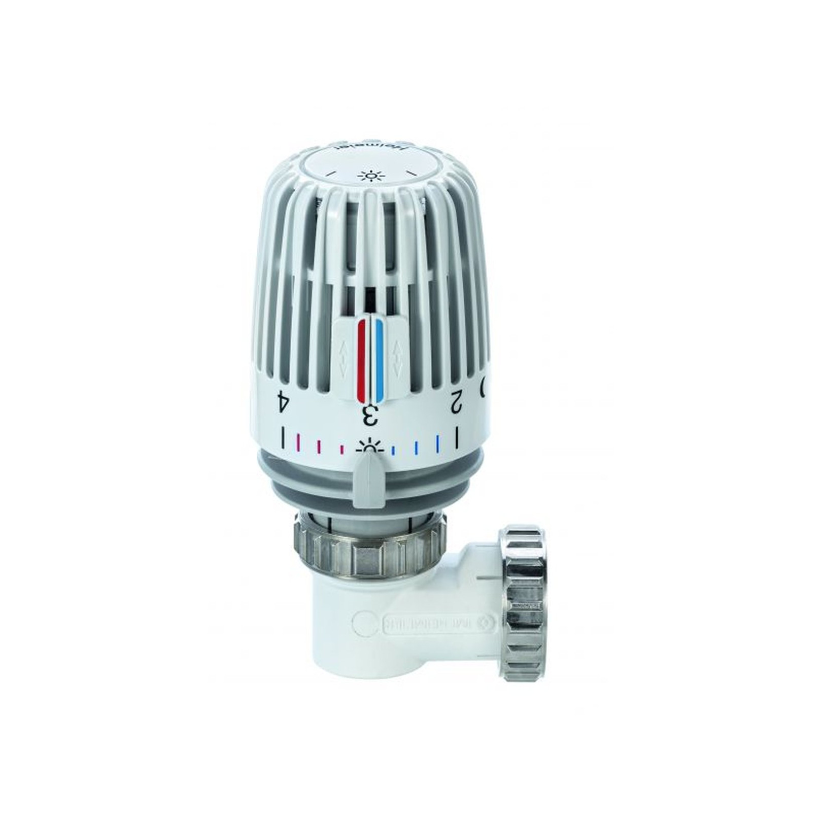 Heimeier Thermostatkopf WK Winkelform M30x1.5 Flüssigkeitsfühler Weiß Sparclips 7300-00.500