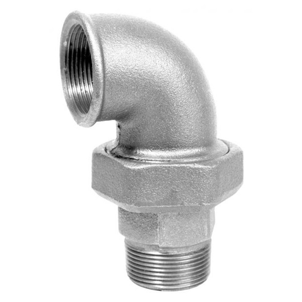 SCHMIDT HERMANN Temperguss Verschraubung Nr.97 2 Zoll verzinkt flachdichtend 13097050