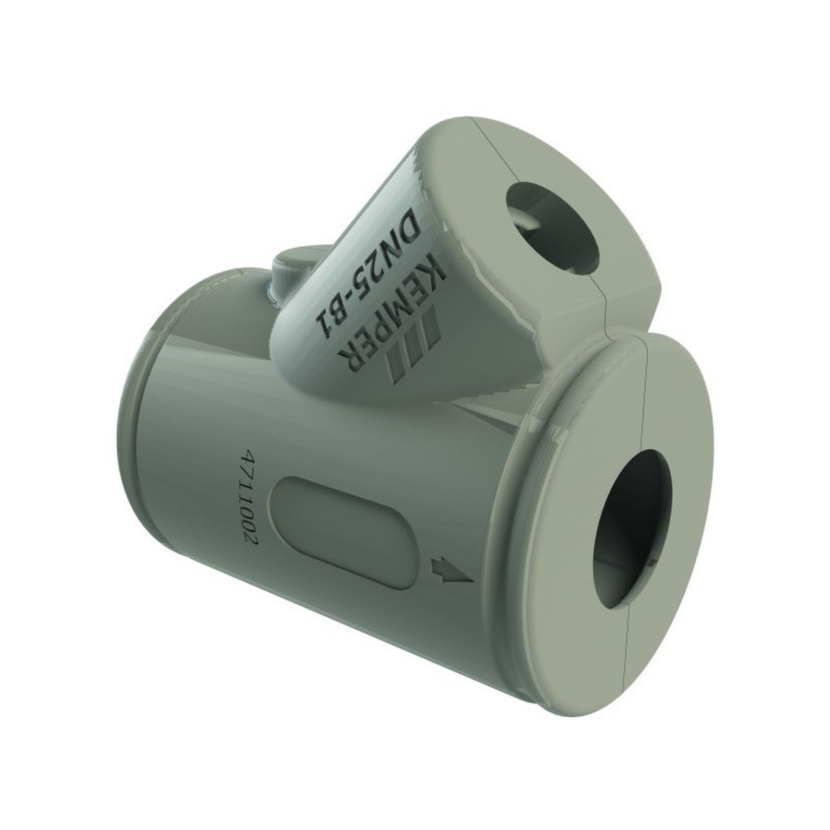 Kemper Dämmschale Schrägsitzventil DN25 Polyethylen Verschlussclipse 4711002500