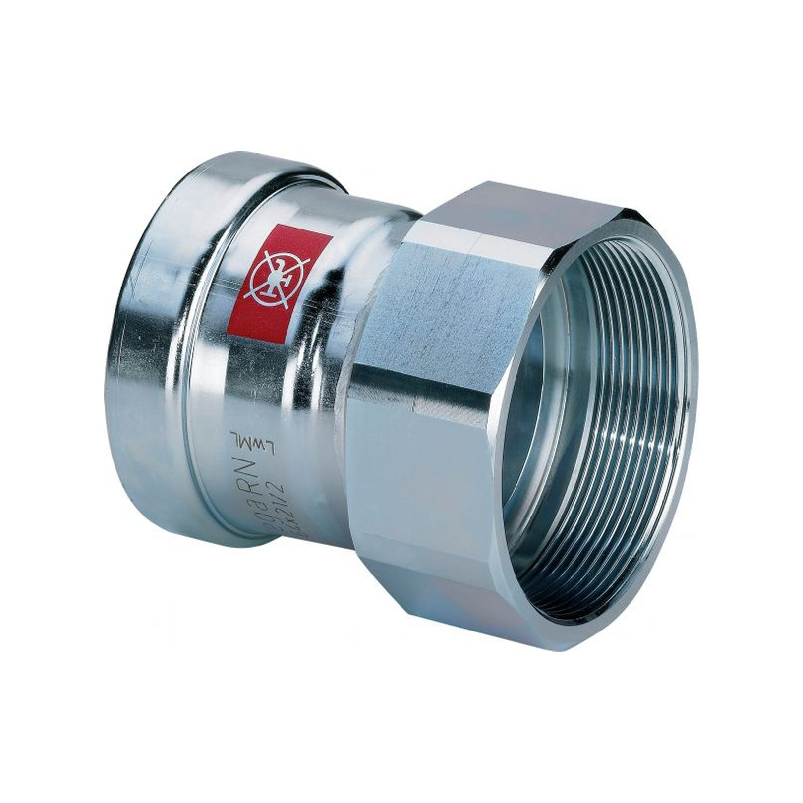 Viega Übergangsstück Prestabo 630003 64 mm x Rp 2 Stahl unlegiert SC-Contur Mehrkant EPDM