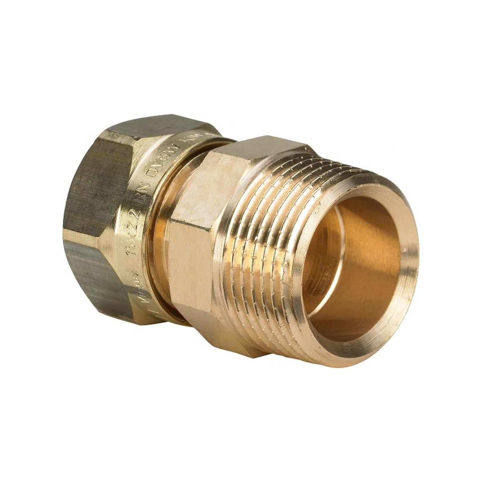 Viega Verschraubung 2011 102289 Rotguss 20 G-3/4 AG gerade Mehrkant